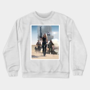 Rogue Warrior Robot Fighter Classic Poster Crewneck Sweatshirt